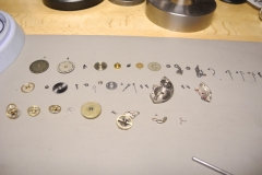 Movement, disassembled for service